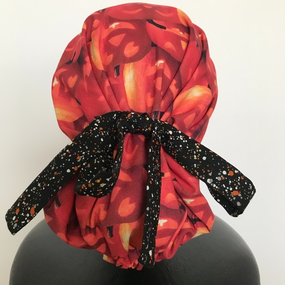 Scrub CAP/HAT *Reversible *Long Ties *Halloween - Picture 8 of 16